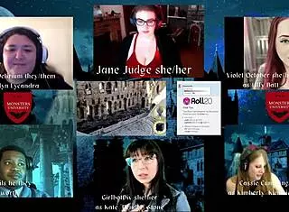 Monsters University episode features cum on desk with Jane and others