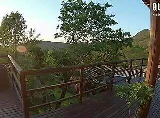 Ana Rothbard Engages in Outdoor Sex on the Balcony