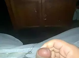 guy masturbates his small 18+ dick