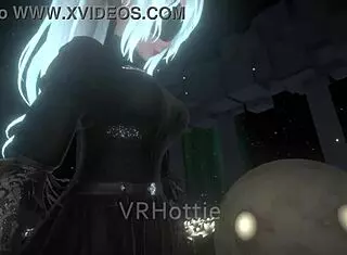 nier automata 2b gives horny lap dance in vrchat