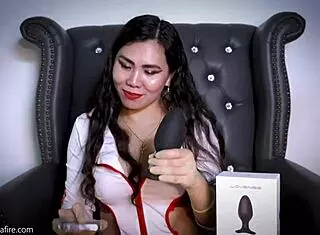 Mistress Uses Remote Controlled Butt Plug On Patient