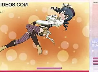 makishima saori feels excitement during arkanoid striptease game