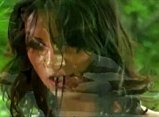 Csinos barna tervez forró anál szexet romantikus tengerparti beállításon