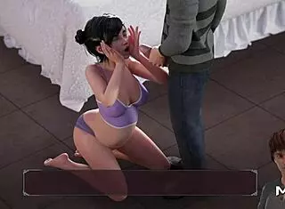 Lust Epidemic! Pregnant Hentai Babe Gets Cum On Face 36