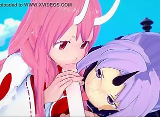 Shuna And Shion Rimuru Threesome In Hot Springs