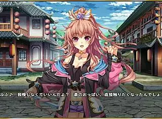 Ero scene from makoi kishi makoto tenka touitsu den with light armor