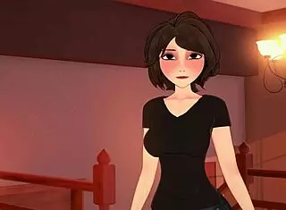 cass hamada moans during titjob and footjob