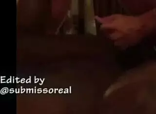 Muscular daddy dominates passive ebony men