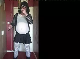 Bisexual Crossdresser Waiting To Be Filled With Piss