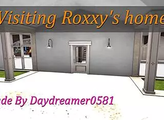 Roxxy's Furry Bunny Home Visit On SL Day