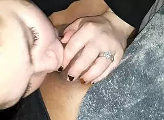 Milf passionately sucking cock in amateur blowjob