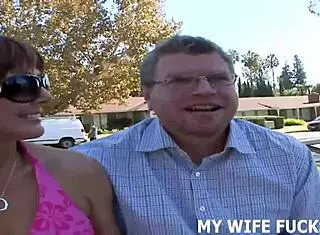 Honey, watch me ride a real man's cock