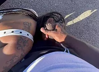 porsha carrera takes cock outside like a whore