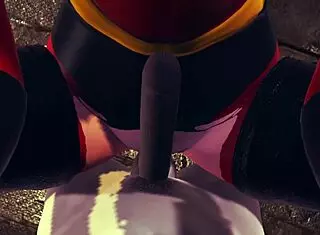 Koikatsu Depicts Elastigirl in Uncensored Intimate Encounters with Handjob and Cumshot