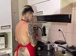 i skipped dinner to use a thick cucumber on myself