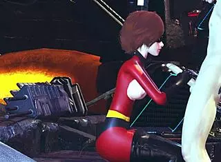 Koikatsu Depicts Elastigirl in Uncensored Intimate Encounters with Handjob and Cumshot