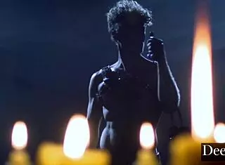 Katrina Jade performs intense anal on her slave