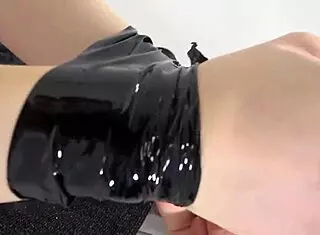 Restrained Woman Tickles Sole With Feet Fetish