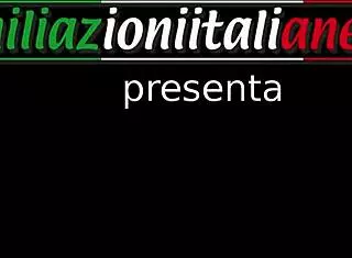 Anna dominates slave with barefoot foot licking in country