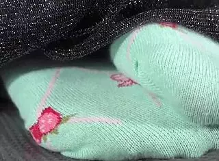 Restrained Woman Tickles Sole With Feet Fetish