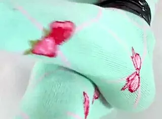 Restrained Woman Tickles Sole With Feet Fetish