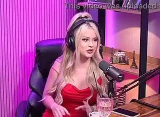 She gave and received a lot in the california studio