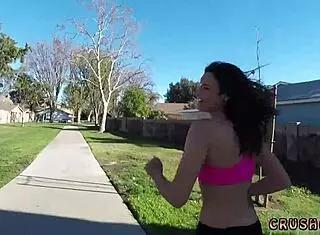 Money-Hungry Step Daughter on Family Webcam