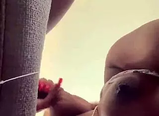 Sloppy Toppy On Big Black Cock!