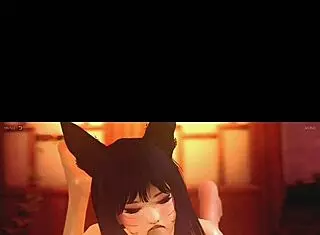 I watch Ahri hentai, but it's so hot.