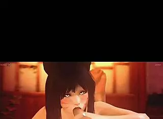 I watch Ahri hentai, but it's so hot.