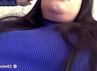 Секси латина соло в синем платье