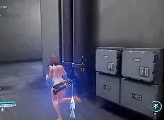 Haru Plays Game Naked In Snowy Quest