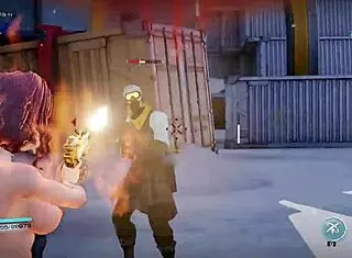 Haru Plays Game Naked In Snowy Quest