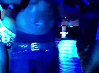 Amateurs Feel Intense Pleasure as Girl Sits on Bottle and Licks Partner on Stage