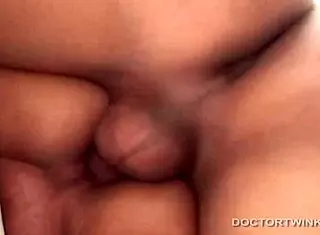 Asian twinks Non and Mat go hard in bareback action.