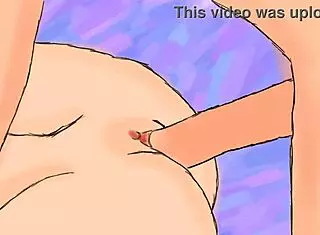 Deep action in hentai anime cartoon