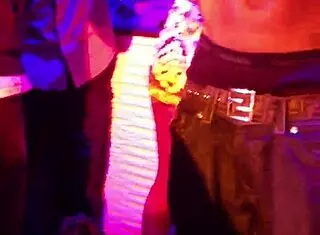 Amateurs Feel Intense Pleasure as Girl Sits on Bottle and Licks Partner on Stage