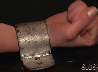 Pouring wax on teen 18+ tits and pussy, spanking her ass, making her my slave!