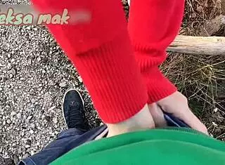 compilation of outdoor handjobs and squirts for strangers
