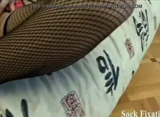 Sexy Stocking Legs Turn You On For Footjob