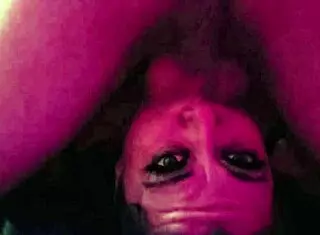 Feeling the deepthroat pleasure while sweeping out the pipes.