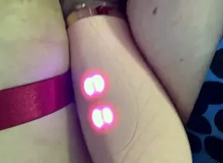 amateur squirts on new toy