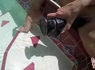 Nina Kayy At Private Pool Party Poolside