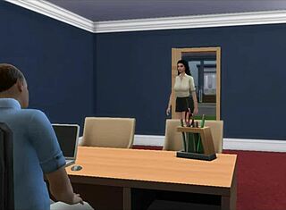 ボスが18歳ティーン秘書とハードコアセックス、巨乳とアナルに集中3Dカートゥーン