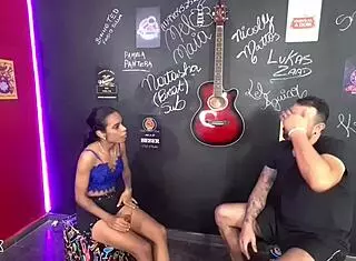 Teen Sits on Cock in Casting