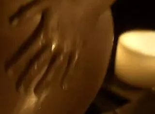 Indian brunette performs sacred ritual with erotic elements.