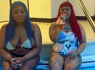 Skylar Love in Sipnplay show with monster black cock and rimjob.