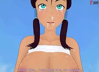 The Avatar Korra Teases with Naked Fucking in Hentai Style
