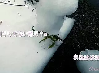 white cat mya and snow sculpture art in nacchi travel