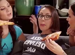 a group of hot lesbian teens sharing passionate moments together